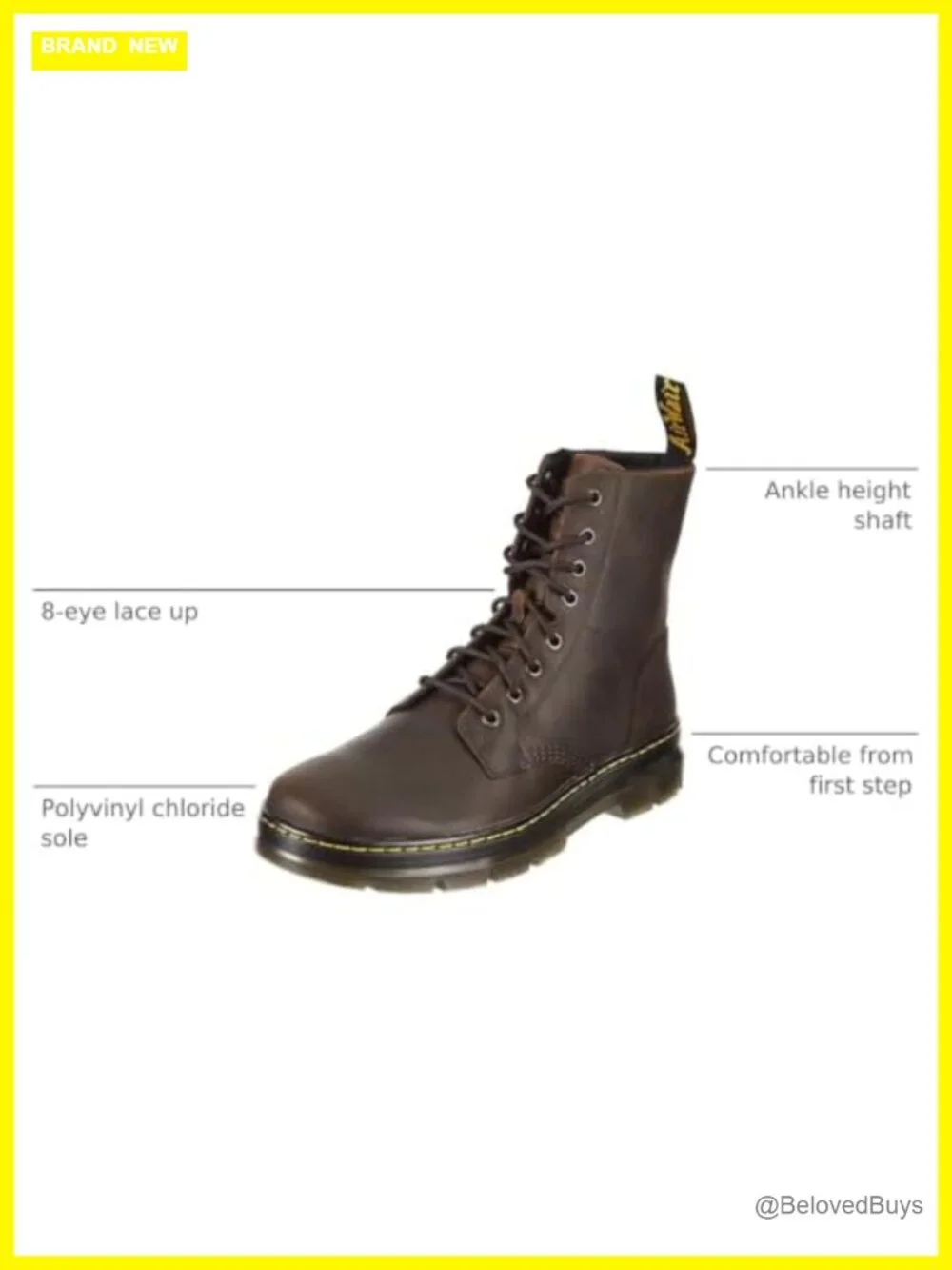 Ankle Boots Crazy Horse Leather Lace-Up Round Toe Chukka